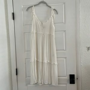 Wishlist Apparel - White Midi Summer Dress - Small